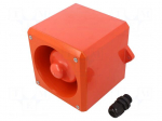 Signaller: sound | siren | 24VDC | 110dB(d=1m) | Series: YA50 | IP65