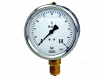 Manometer | 0&divide;60 bar | Class: 1,6 | 63mm | Thread: G 1/4 B