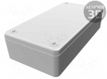 Enclosure: multipurpose | X: 51mm | Y: 100mm | Z: 26mm | 1591XX | ABS | grey