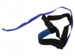 ESD shoe grounder | ESD | 1pcs | black,blue | Mounting: clip