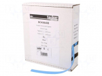 Heat shrink sleeve | glueless | 2: 1 | 9.5mm | L: 5m | blue | polyolefine