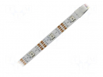 Programmable LED tape | RGB | 5050 | LED/m: 60 | 12mm | white PCB | IP20