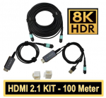 HDMI AOC 2.1 VERSION full fiber kits 150m