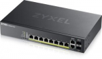 ZYXEL GS2220-10HP,EU REGION,8-PORT GBE L2 POE SWITCH WITH GBE UPLINK (1 YEAR NCC PRO PACK LICENSE BUNDLED) (5Y WARRANTY)