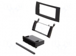 Radio frame | Mercedes | 2 DIN | black