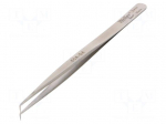 Tweezers | 140mm | for precision works | Blades: narrow,curved