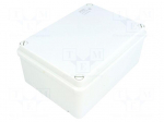 Enclosure: multipurpose | X: 120mm | Y: 162mm | Z: 73mm | grey | IP55