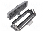 Enclosure for connectors: HDC | size L32B | Han&reg; B | IP65 | straight