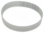 Timing belt | T5 | W: 25mm | H: 2.2mm | Lw: 390mm | Tooth height: 1.2mm