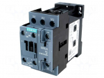 Contactor: 3-pole | NO x3 | Auxiliary contacts: NO + NC | 24VDC | 17A
