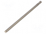 Screwdriver bit | slot | 6.5x1.2mm | 1/4" | Overall len: 152mm