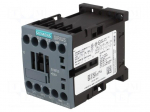 Contactor: 3-pole | NO x3 | Auxiliary contacts: NO | 24VAC | 9A | 3RT20