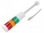 Signalling column | red/amber/green | LED | 24VDC | IP65 | LR6 | ABS