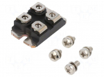 Module: diode | double independent | 100V | If: 40Ax2 | ISOTOP | screw