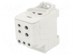 Splice terminal: distribution block | 200A | 1kV | screw terminal