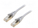 Patch cord | S/FTP | Cat: 6a | RJ45 plug,both sides | OFC | 1.5m | PVC