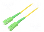 Fiber patch cord | OS2 | SC/APC,both sides | 25m | 9/125um | LSZH | LAN