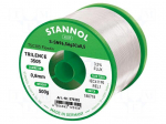 Tin | lead free | Sn96,5Ag3Cu0,5 | 0.8mm | 500g | reel | 3.5% | Flux: SW26