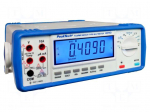 Benchtop multimeter | LCD | 4,5 digit (22000) | Illumin: yes | 230VAC
