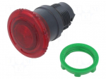 Switch: push-button | 22mm | Stabl.pos: 2 | red | ZBVB,ZBVG,ZBVJ,ZBVM
