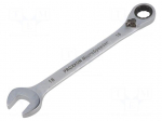 Wrench: combination spanner | rattle | 18mm | MicroSpeeder