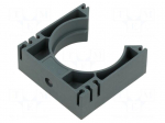 Bracket | polyamide 6 | SILVYN&reg; KLICK-S | grey | Size: 42 | -40&divide;105&deg;C