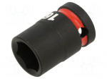 Socket | socket spanner,impact | HEX 16mm | 1/2" | short