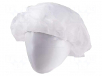 Hair nets | ESD | 100pcs | Features: disposable | white