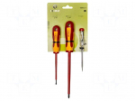 Screwdriver: insulated-set | insulated | Phillips,slot | 3pcs.
