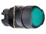 Switch: push-button | 16mm | Stabl.pos: 1 | green | ZB6Z | Harmony XB6