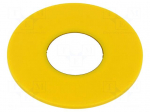Description label | 61 | 43mm | Body: yellow | plastic