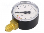 Manometer | 0&divide;6bar | bottom connection | Thread: G 1/4" | 50mm
