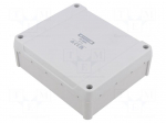 Enclosure: junction box | X: 119mm | Y: 139mm | Z: 49mm | IP54 | grey