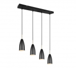 Trio-Lighting Farin  4-pc E14 matt black piekaramā lampa