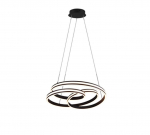 Trio Nuria LED piekarama lampa matt black brushed steel 326210132 4017807505214