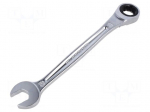 Wrench: combination spanner | rattle | 15mm | L: 199mm | satin