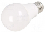 LED lamp | white warm | E27 | 230VAC | 940lm | 10W | 200&deg; | 3000K