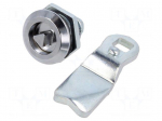 Lock | cast zinc | 26mm | Key code: T7 | Features: without key