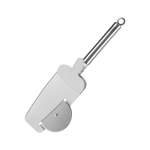 Tooted koju ja aeda // Kokkamis- ja lauan&otilde;ud | K&ouml;&ouml;gitarbed // N&oacute;ż do pizzy z tarczą tnącą, zębami tnącymi brzegi oraz łopatką z zaciskiem