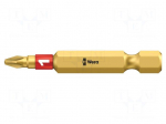 Screwdriver bit | Phillips | PH1 | 1/4" | Overall len: 50mm | BiTorsion