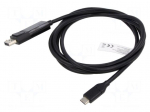 Adapter | DisplayPort 1.4,bidirectional | 2m | black