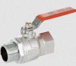 Lodveida ventilis SOLAR, 1/2" M-F, ar rokturi Lodveida ventilis SOLAR MF, gar&scaron; rokturis