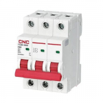 Miniature Circuit Breaker, 3P, 63A, Class C, 6kA