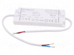 Power supply: switching | LED | 12W | 12VDC | 1A | 220&divide;240VAC | IP44 | 85%