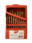 TITANIUM DRILL BIT SET HSS-G TIN 25pcs 1-13mm