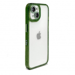 Back panel cover iLike Apple iPhone 14 STARS LENS ACRYLIC COVER Green