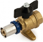 Press female ball valve 1/2 x 16