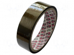 Tape: high temperature resistant | Thk: 60um | 70% | amber | max.300&deg;C