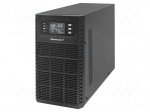 Power supply: UPS | 3000W | 3000VA | 230V | 392x190x320mm | 7Ah | 9&divide;42h