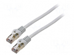 Patch cord | F/UTP | Cat: 5e | RJ45 plug,both sides | stranded | CCA